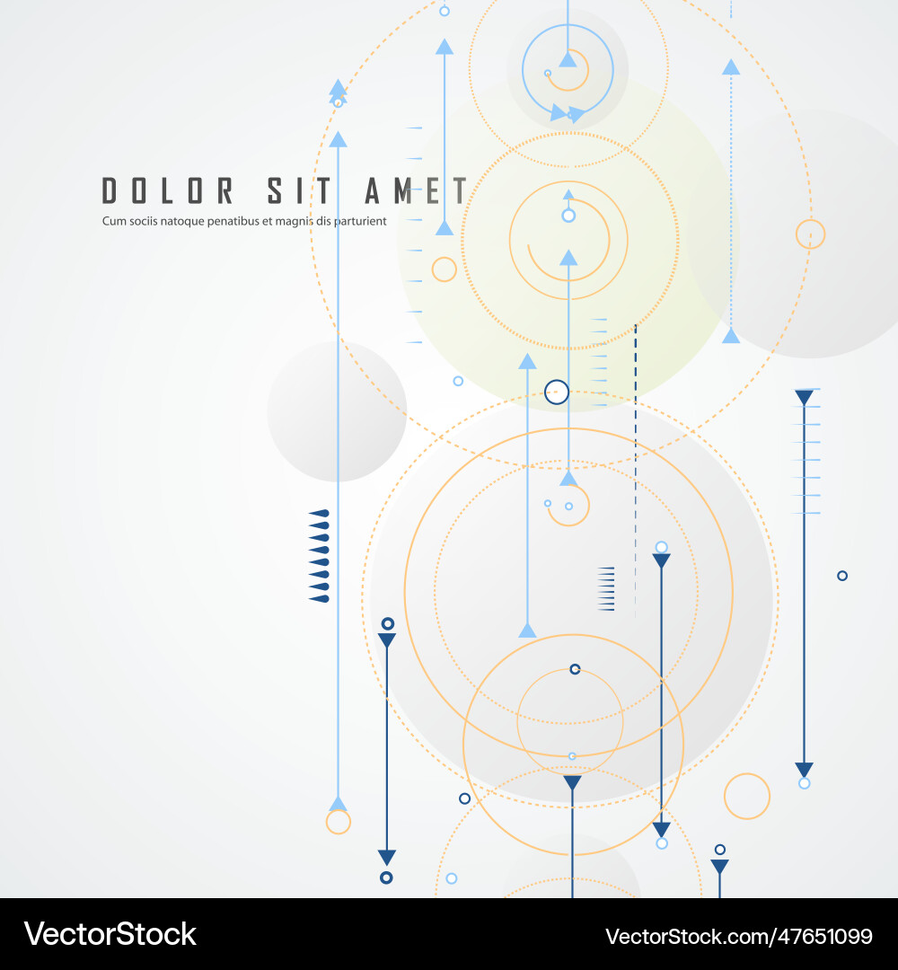 Circles abstract design connect background Circles abstract design connect background vector image