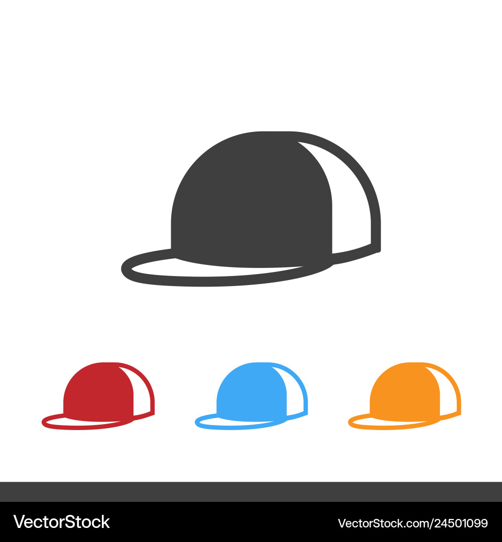 Man hat icons image vector image