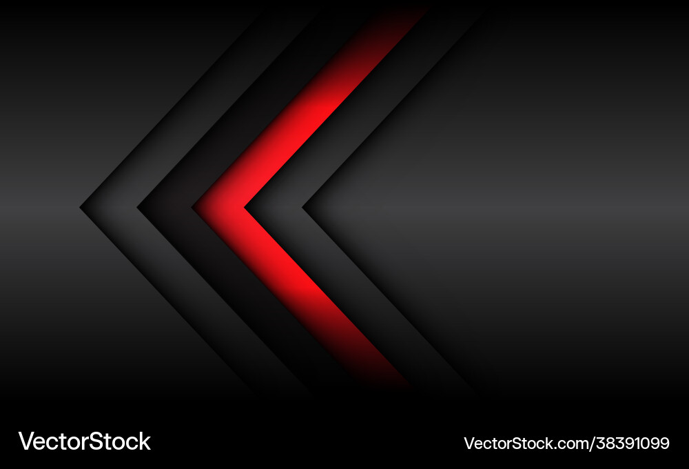 Red & Grey Directional Arrows Vector Image