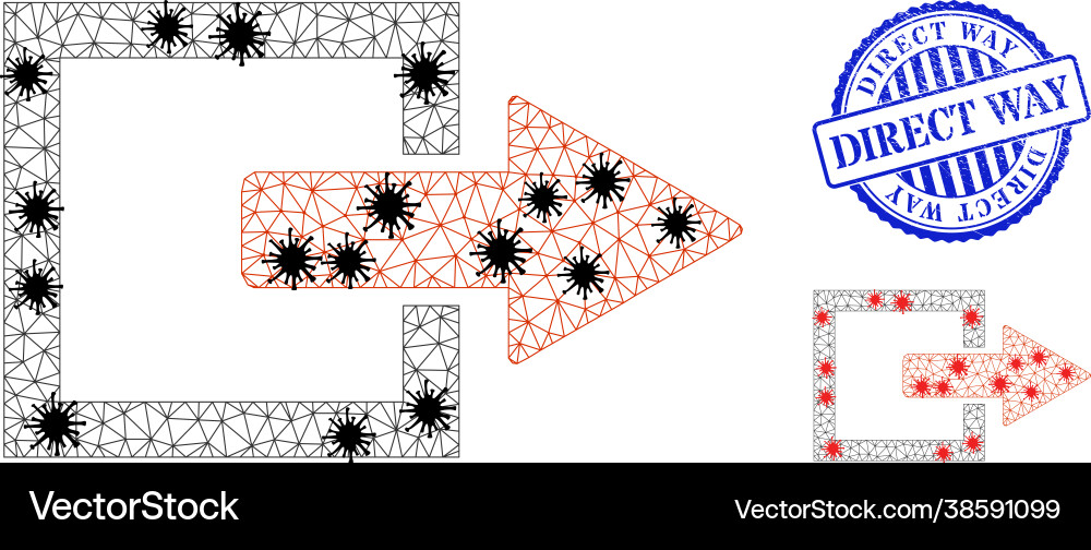 Triangulierte Mesh Export Pfeilpiktogramme Triangulierte Mesh Export Pfeilpiktogramme vektorbild