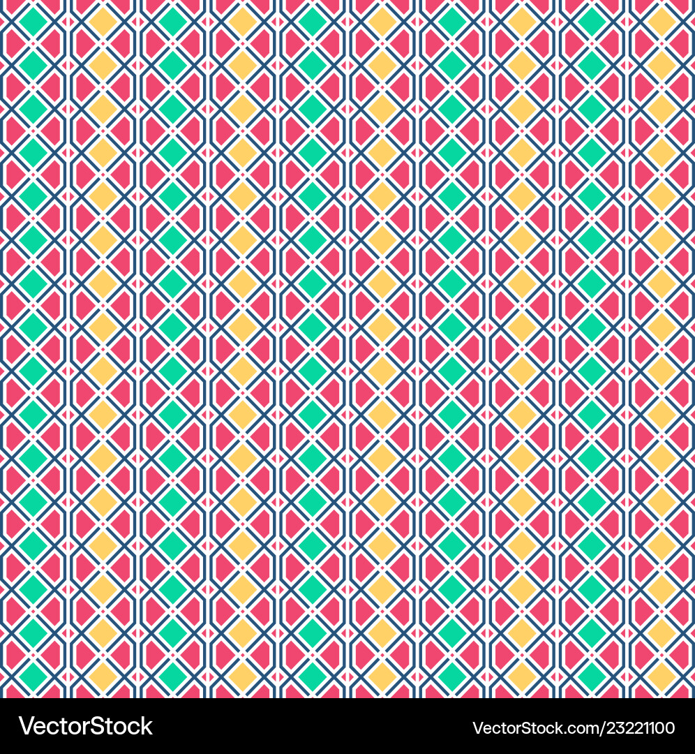 Abstract geometric pattern with lines a seamless vector image