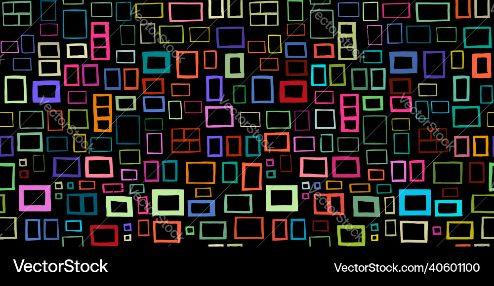 Abstract photo frame templates seamless pattern Abstract photo frame templates seamless pattern vector image