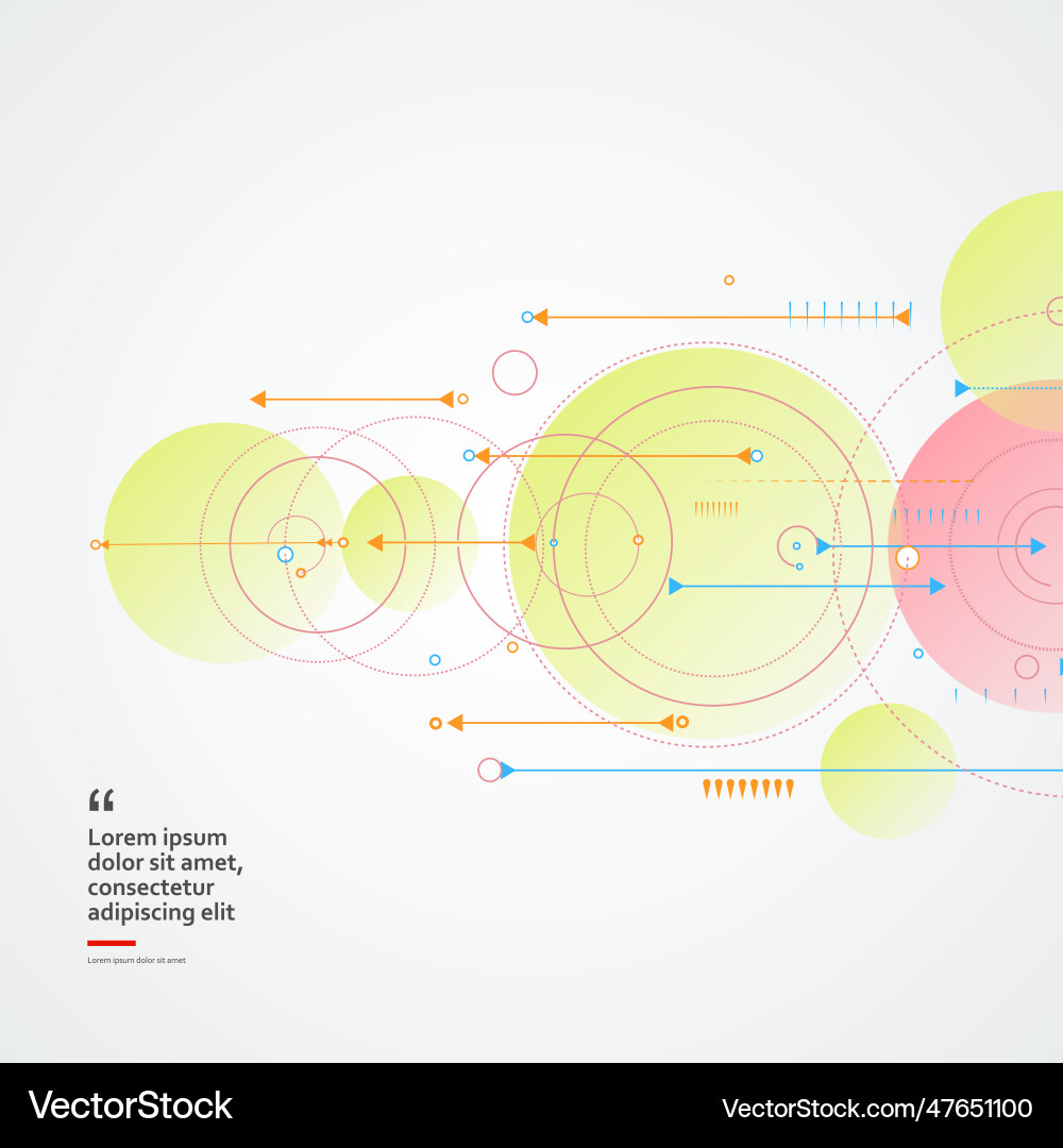 Circles abstract design connect background Circles abstract design connect background vector image