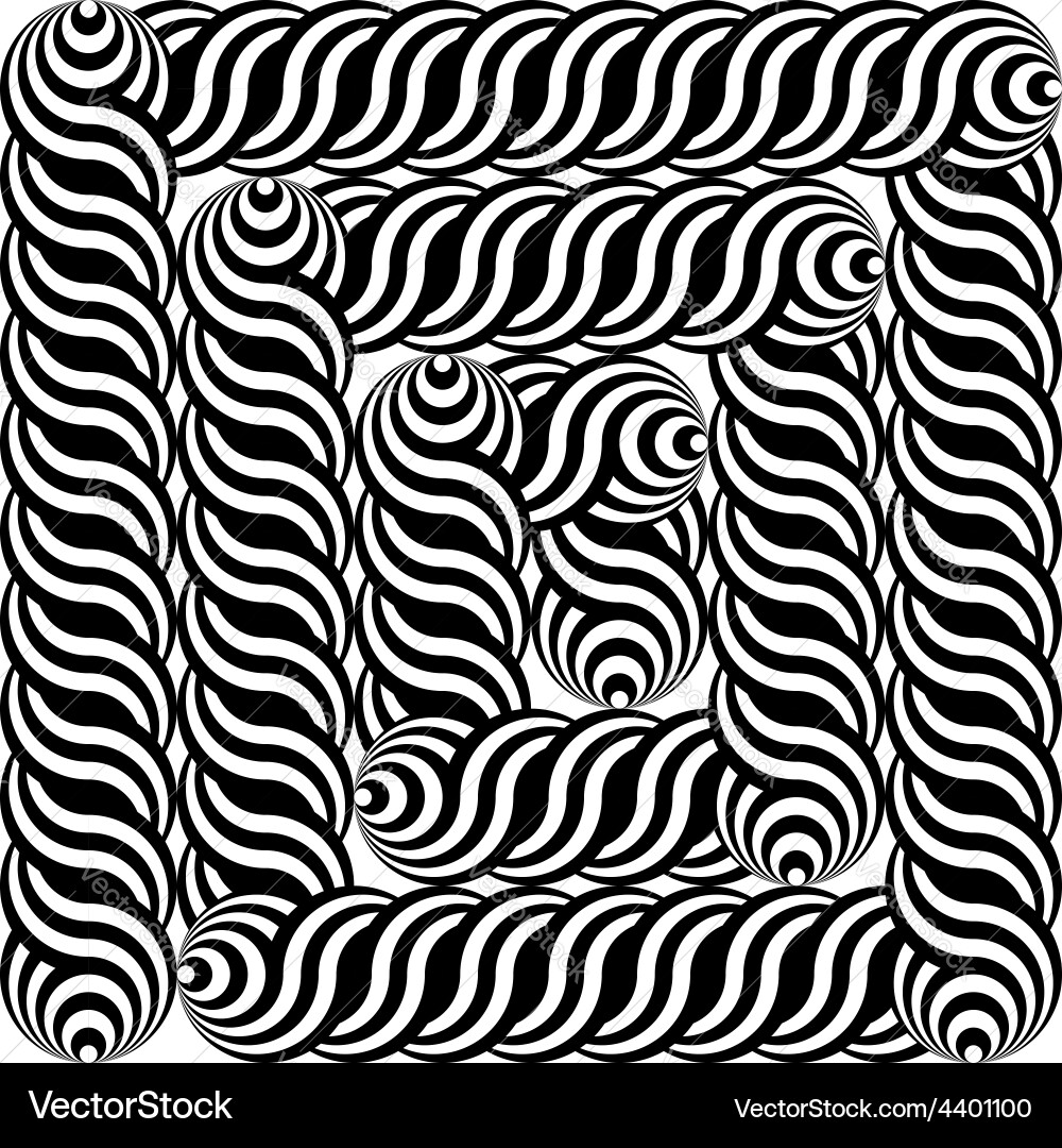 Design monochrome labyrinth pattern Vector Image