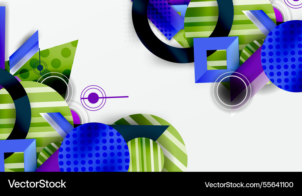 Dynamic complex geometric abstract background Dynamic complex geometric abstract background vector image
