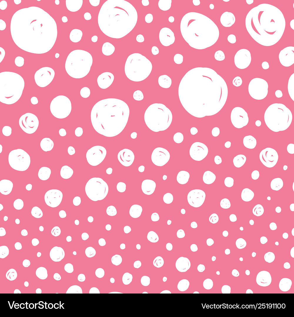 Pink Dot Pattern vector image