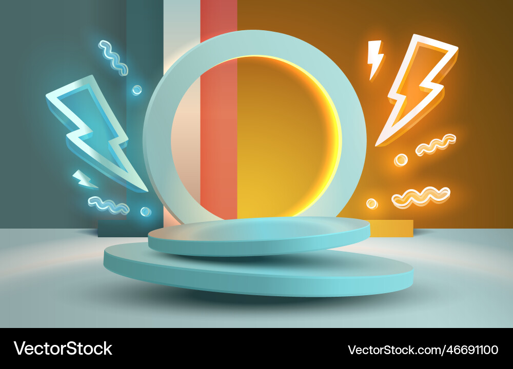 Scene mega sale the lightning symbol super offer Scene mega sale the lightning symbol super offer vector image