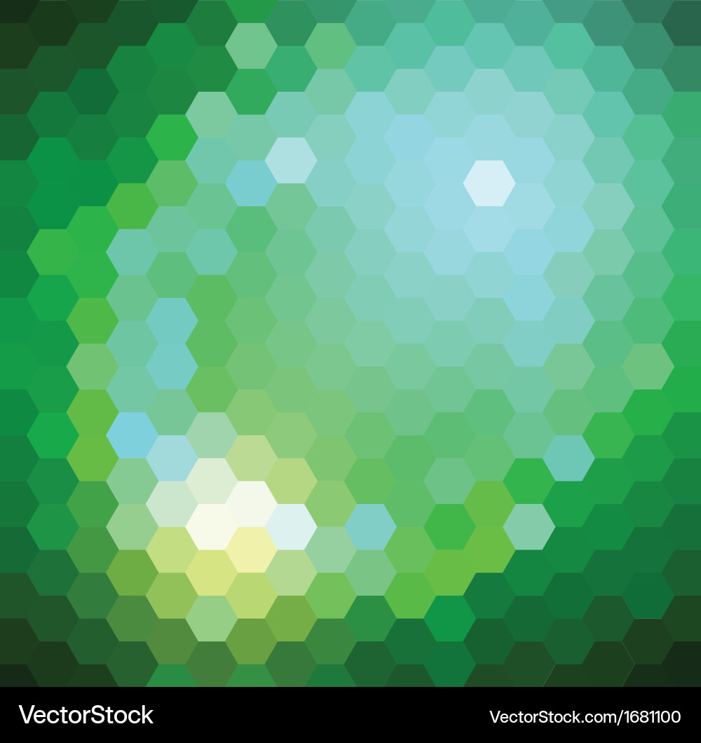 Shimmering hexagonal Muster vektorbild