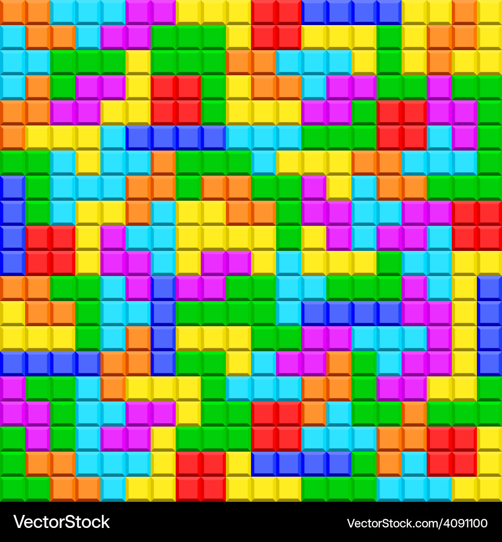 Tetris Vector Image