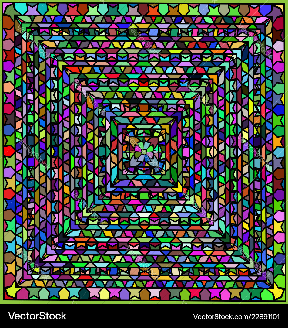Abstract color background frames with helical Vector Image