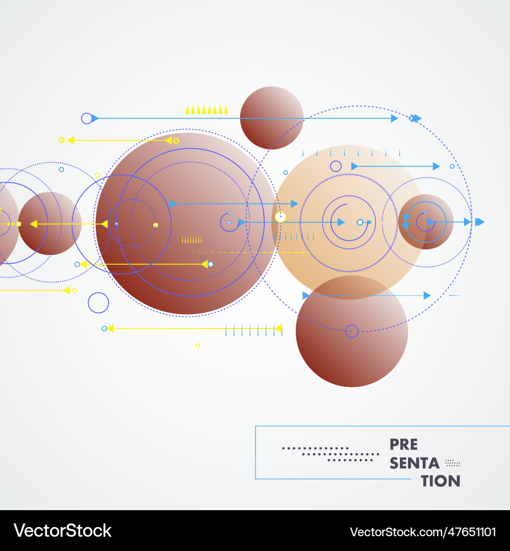 Circles abstract design connect background Circles abstract design connect background vector image