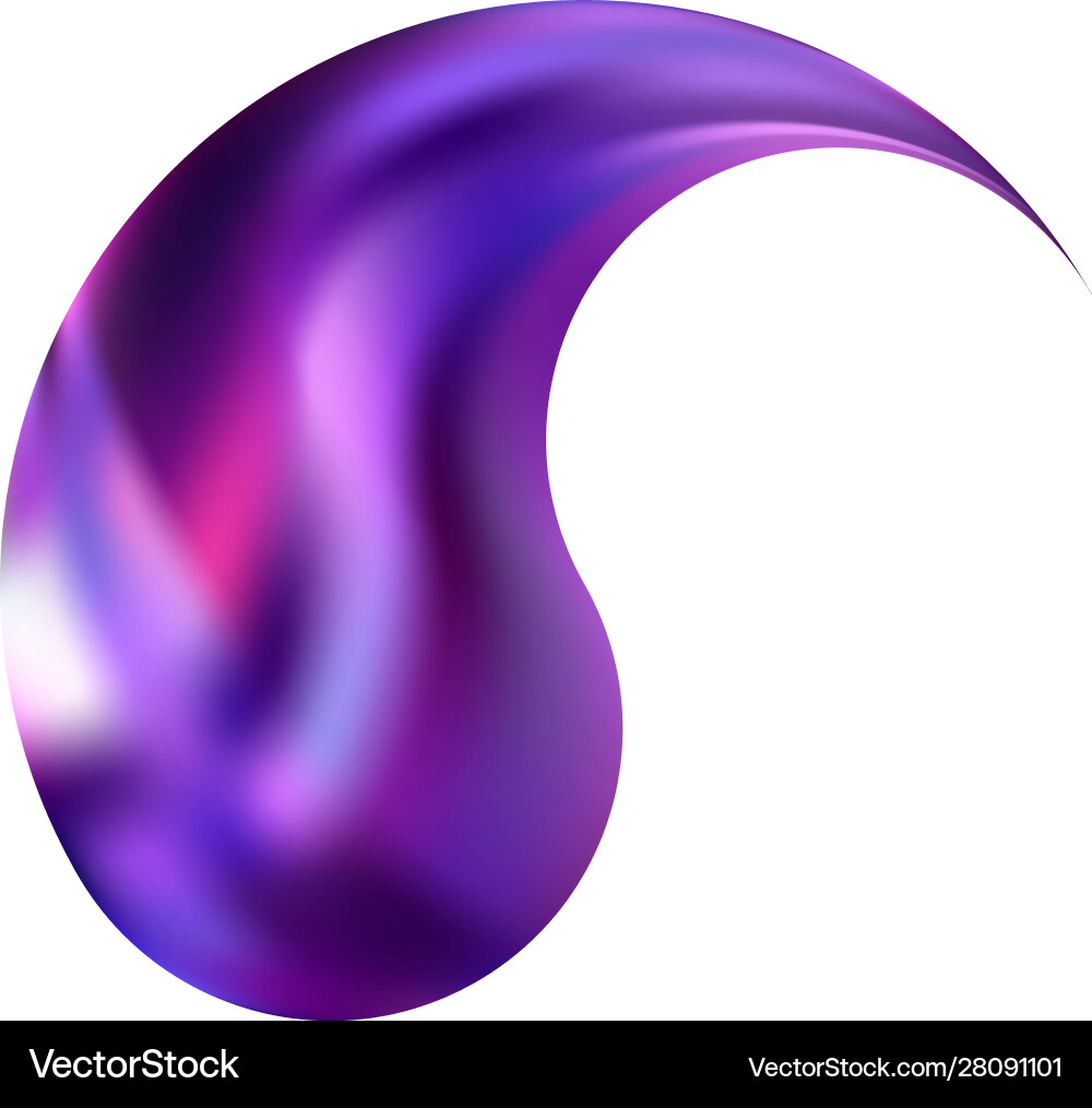 Colored background in form a shape Vector Image