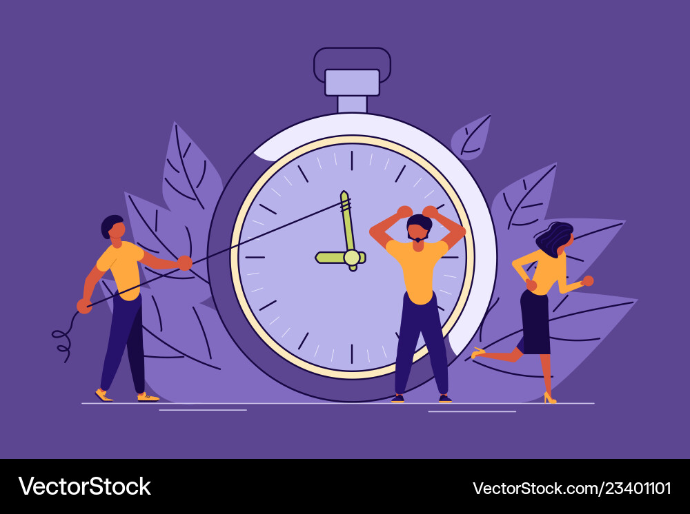 Mess and deadline tasks Mess and deadline tasks vector image