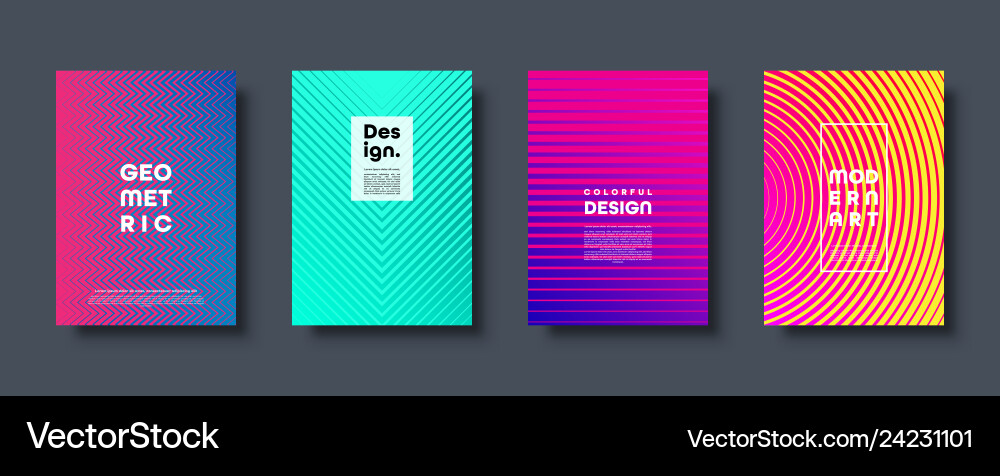 Modern abstract background with geometric shapes Vector Image