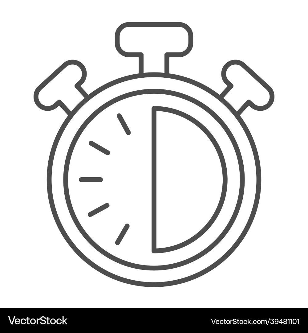 Stopwatch with buttons 30 seconds timer Stopwatch with buttons 30 seconds timer vector image
