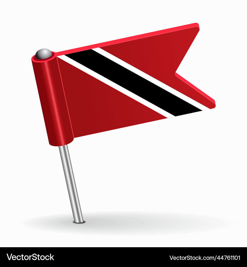 Trinidad und Tobago Flaggenplanze Layout Trinidad und Tobago Flaggenplanze Layout vektorbild