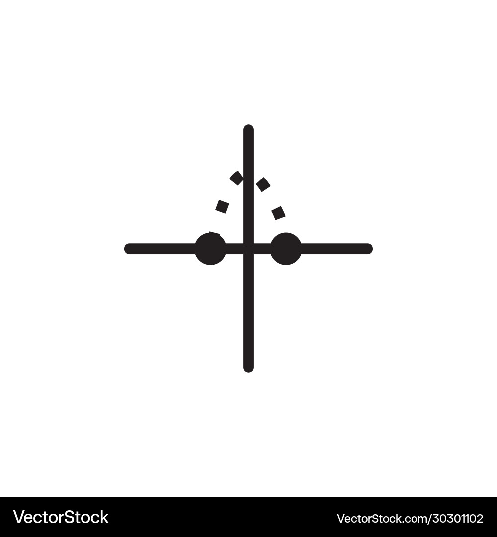 Curve and mathematics icon perfect Vector Image