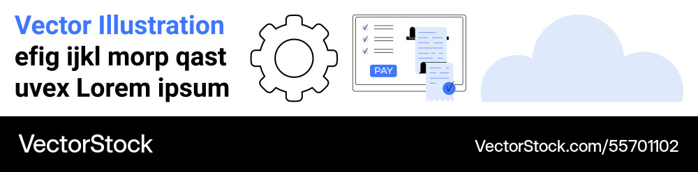 Digital cloud storage setup with user interface Digital cloud storage setup with user interface Vector Image