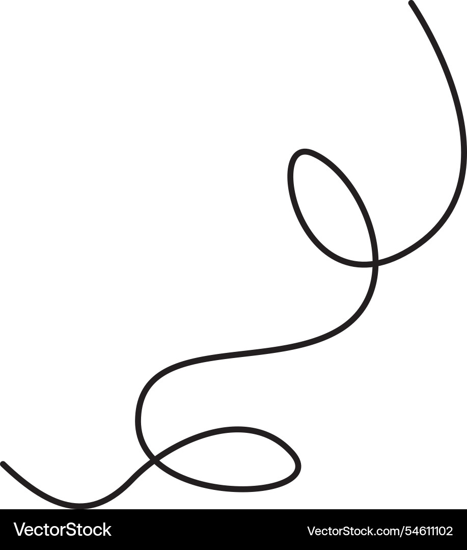 Dynamic Squiggly Line Patterns vector image