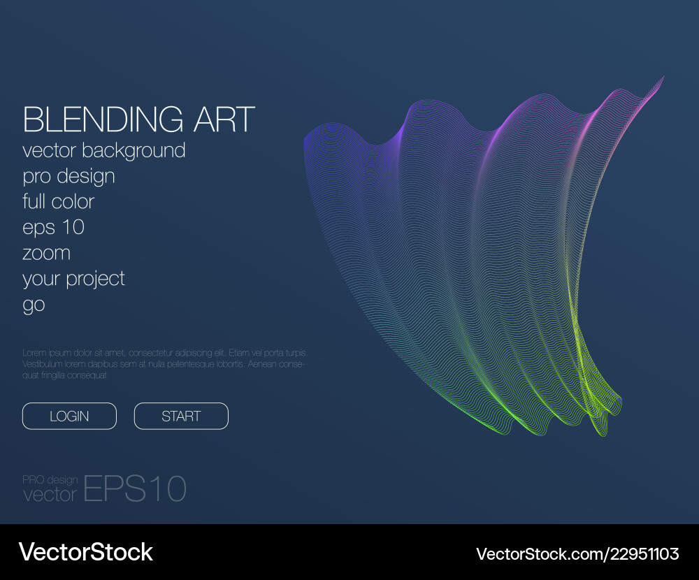 Abstract blend background template for web site Abstract blend background template for web site Vector Image