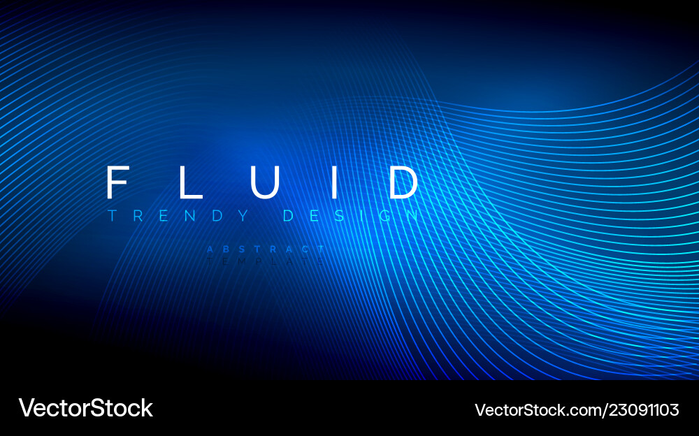 Abstract Digital Flowing Particles Vector Image