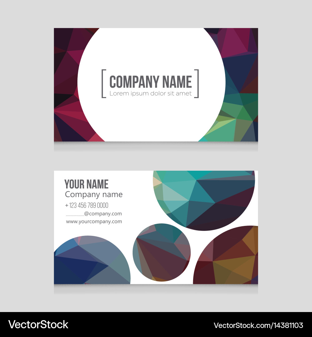 Abstract layout background set for art vector image