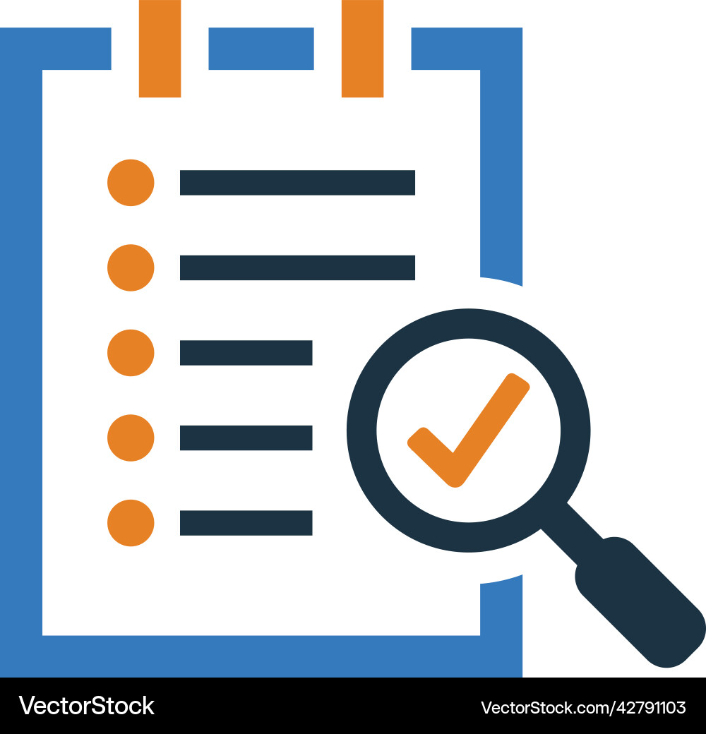 Analytics report icon simple editable Vector Image