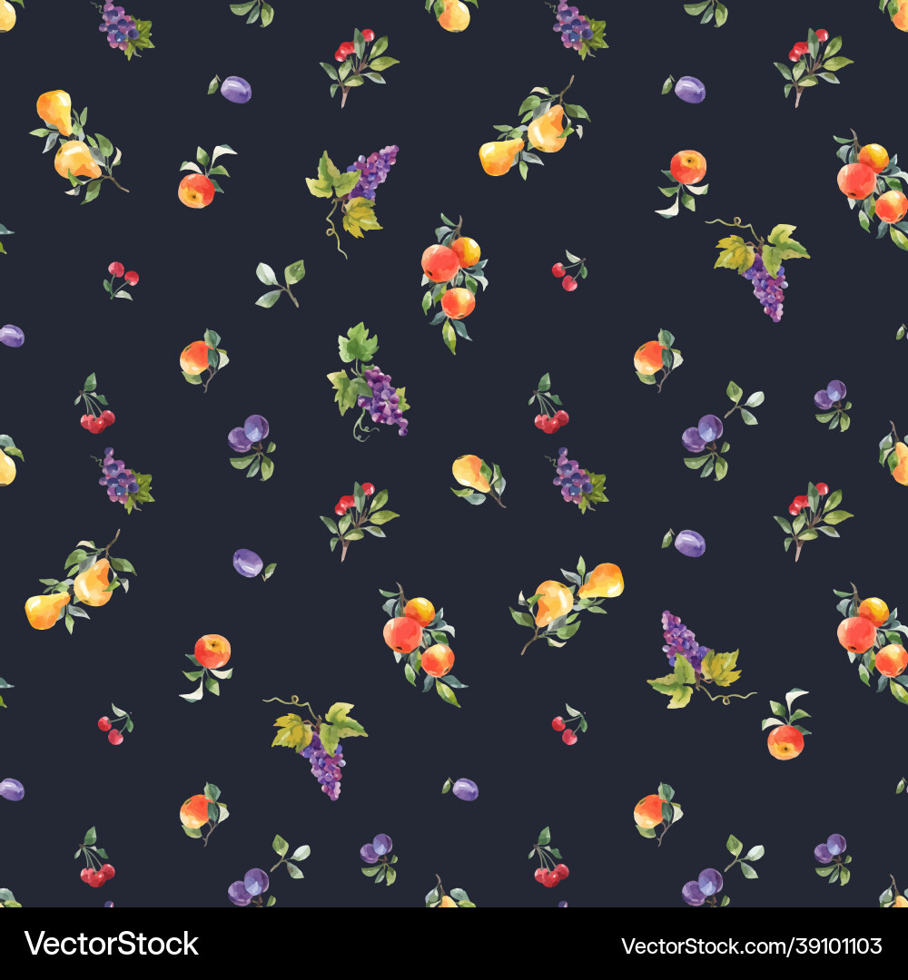 Beautiful seamless pattern with hand drawn Vector Image