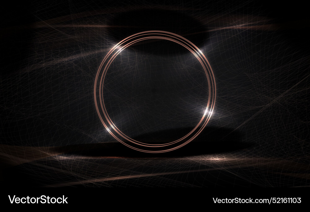 Composition with a wavy mesh pattern round Composition with a wavy mesh pattern round vector image