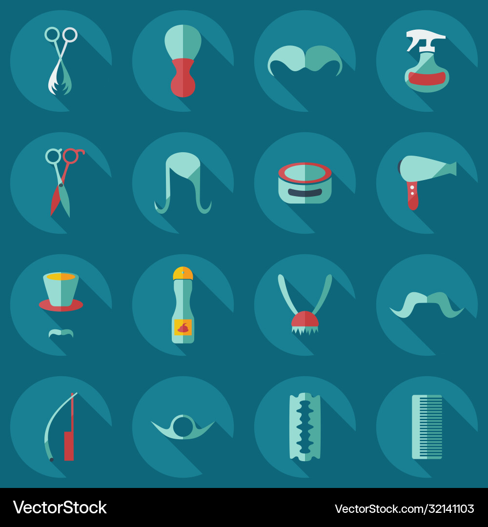 Flat concept set modern design with shadow style Flat concept set modern design with shadow style vector image