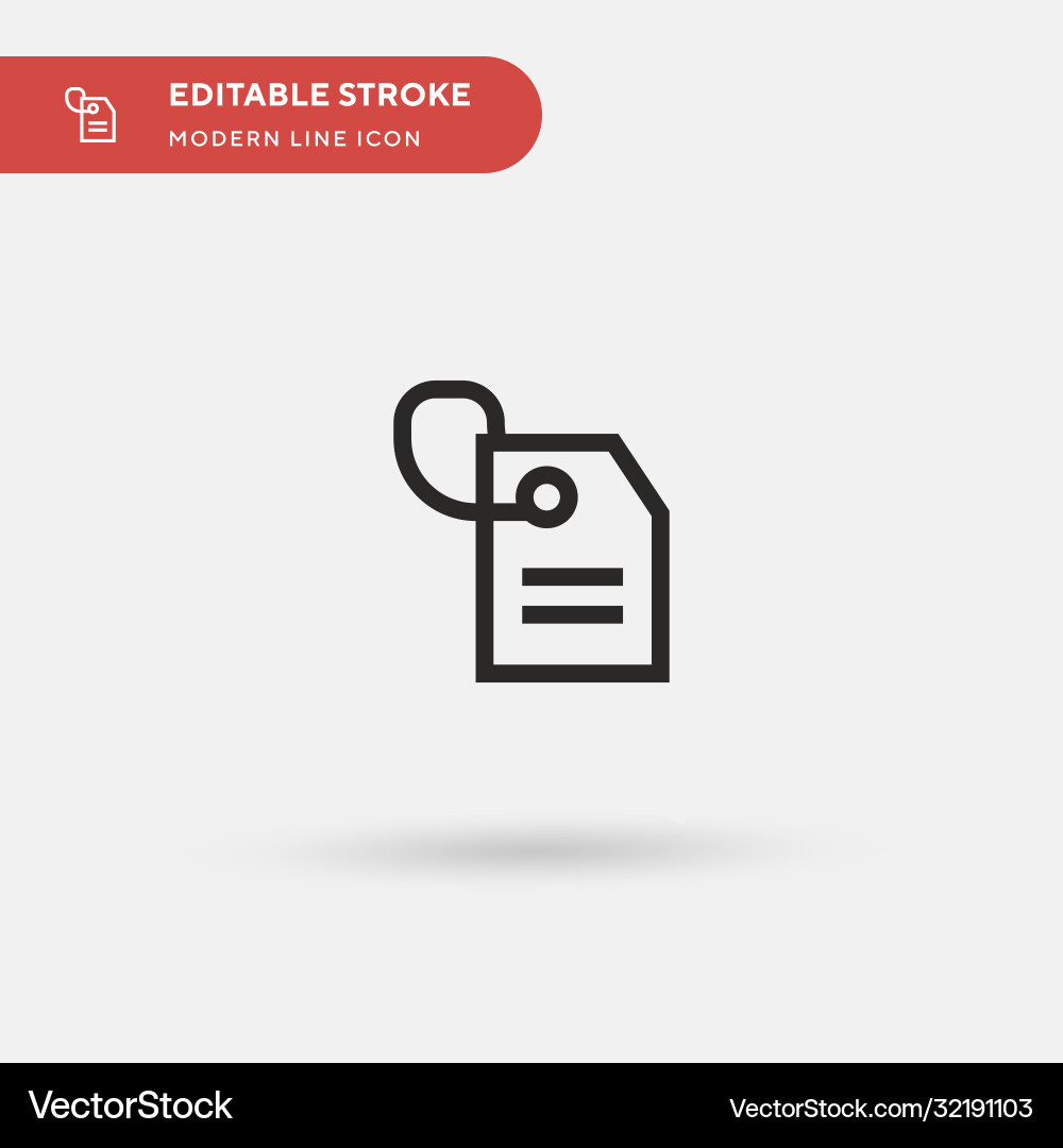 Identifier simple icon symbol vector image