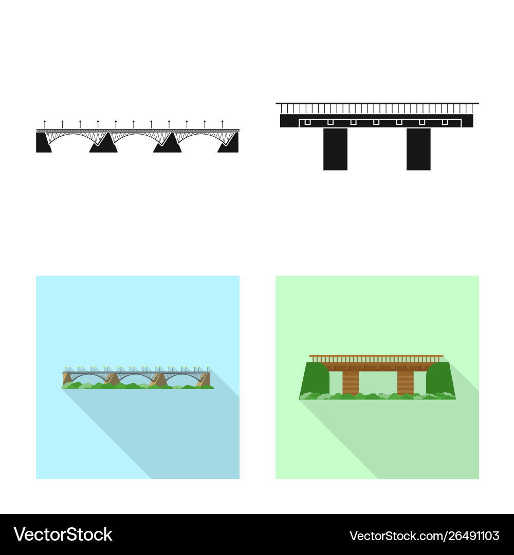 Isolated object connection and design logo vector image