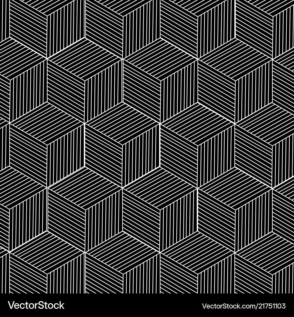 Pattern modern hexagon square design image Pattern modern hexagon square design image vector image