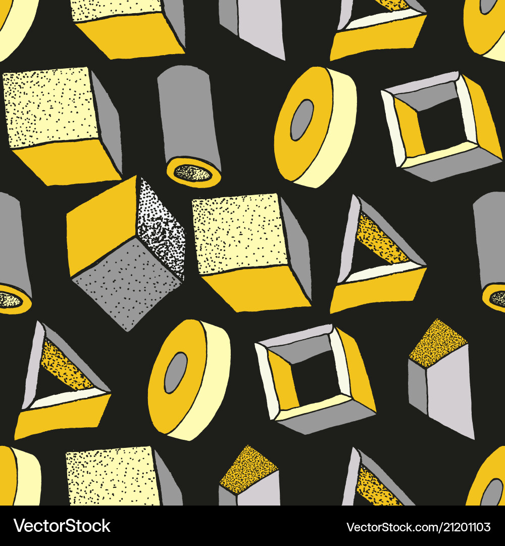 Seamless geometric pattern Vector Image