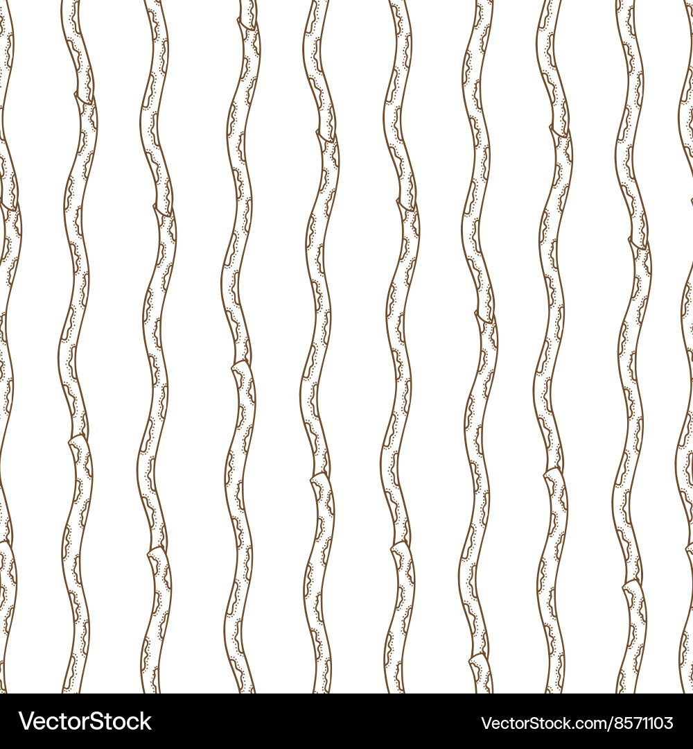 Seamless pattern with branche vector image
