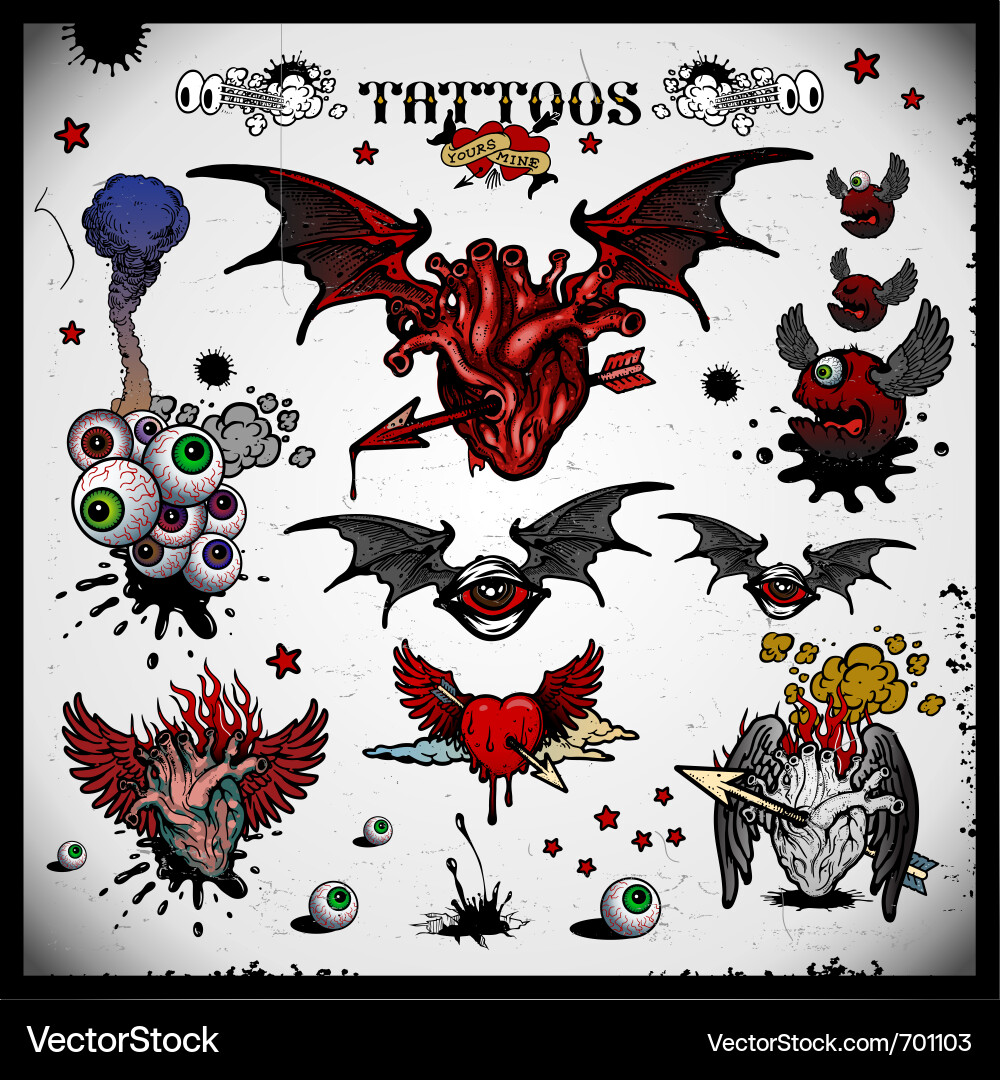 Tattoo Collection vector image