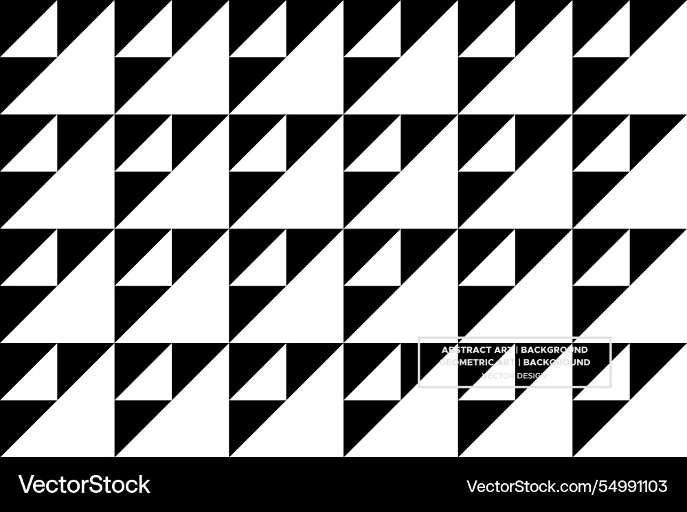 Triangle shapes geometric pattern vector image