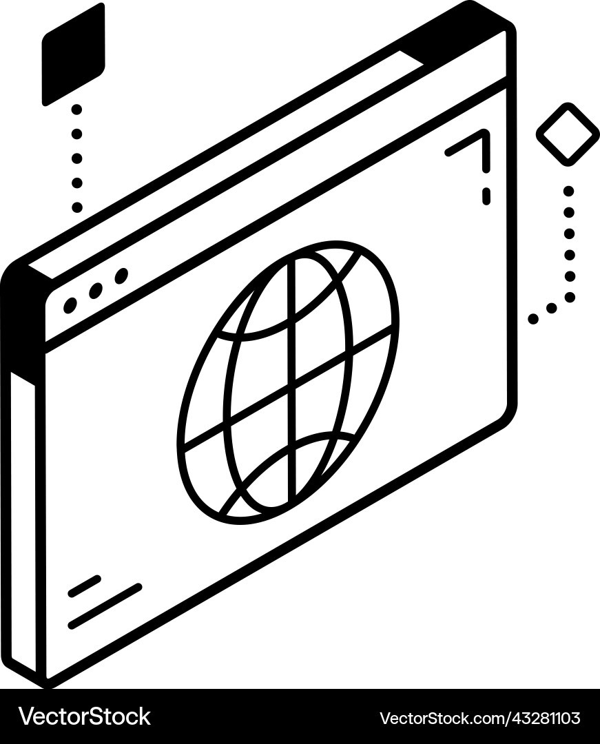 Web browser Vector Image
