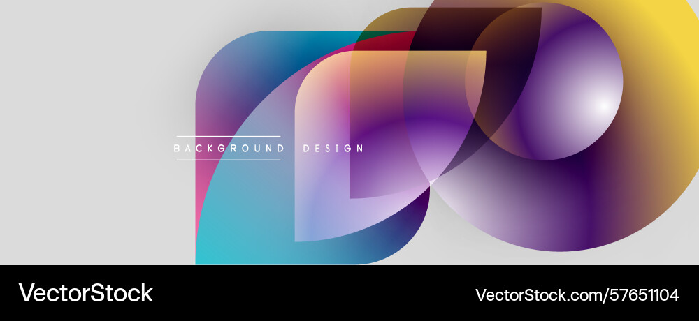Abstract colorful overlapping circles create Abstract colorful overlapping circles create Vector Image