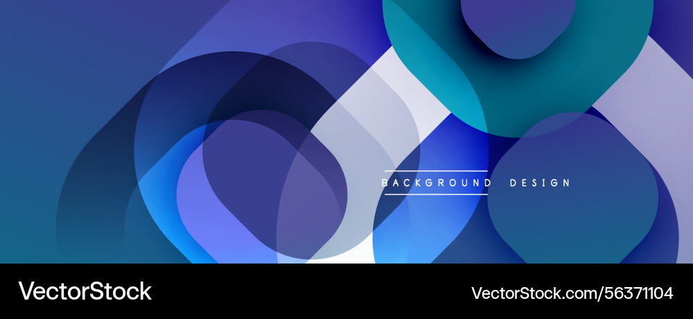 Abstract composition overlapping circles varying Abstract composition overlapping circles varying Vector Image