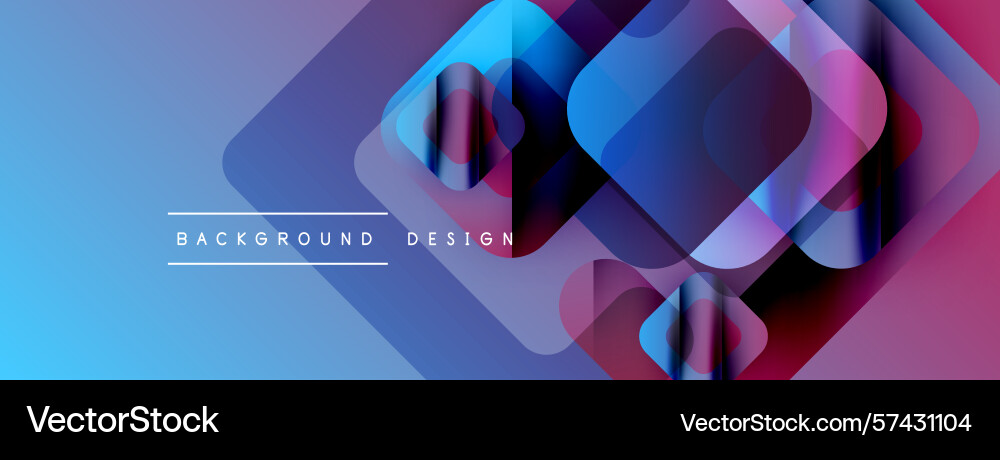 Abstract geometric shapes overlap creating Abstract geometric shapes overlap creating vector image