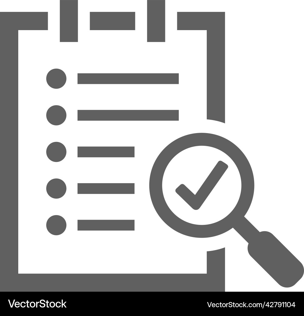 Analytics report icon gray graphics Vector Image