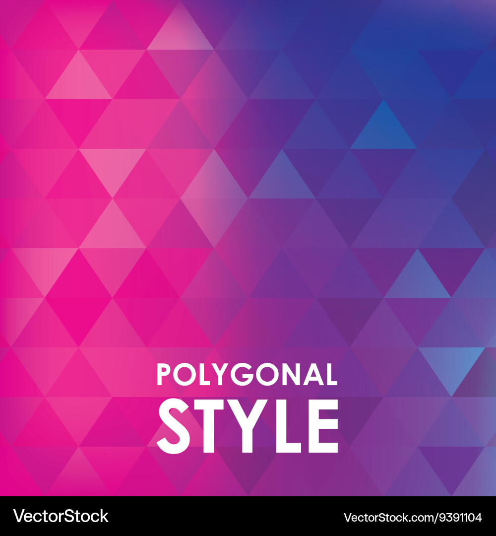 Background design polygon icon abstract vector image