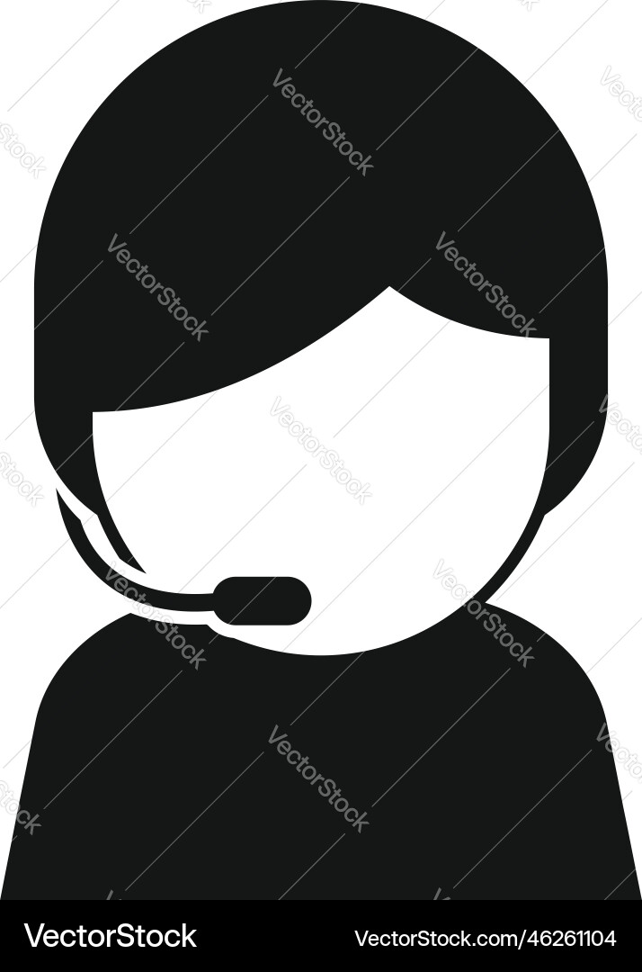 Call center icon simple return box Call center icon simple return box Vector Image