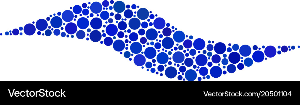 Circular Wave Pattern vector image