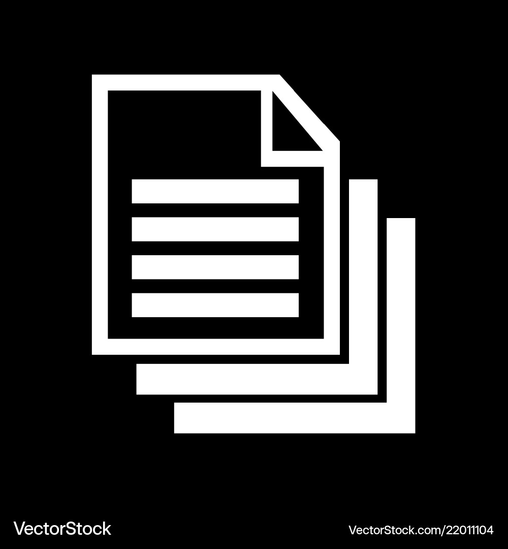 Document icon Vector Image