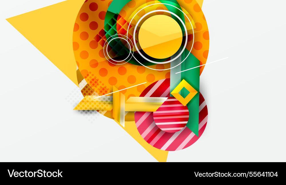 Dynamic complex geometric abstract background Dynamic complex geometric abstract background Vector Image