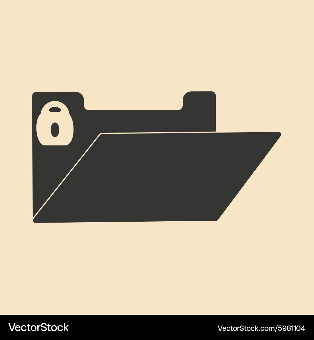 Flat in black and white mobile application file vector image