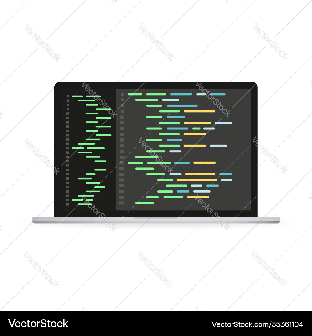 Programmierung der Softwareentwicklung Programmierung der Softwareentwicklung vektorbild