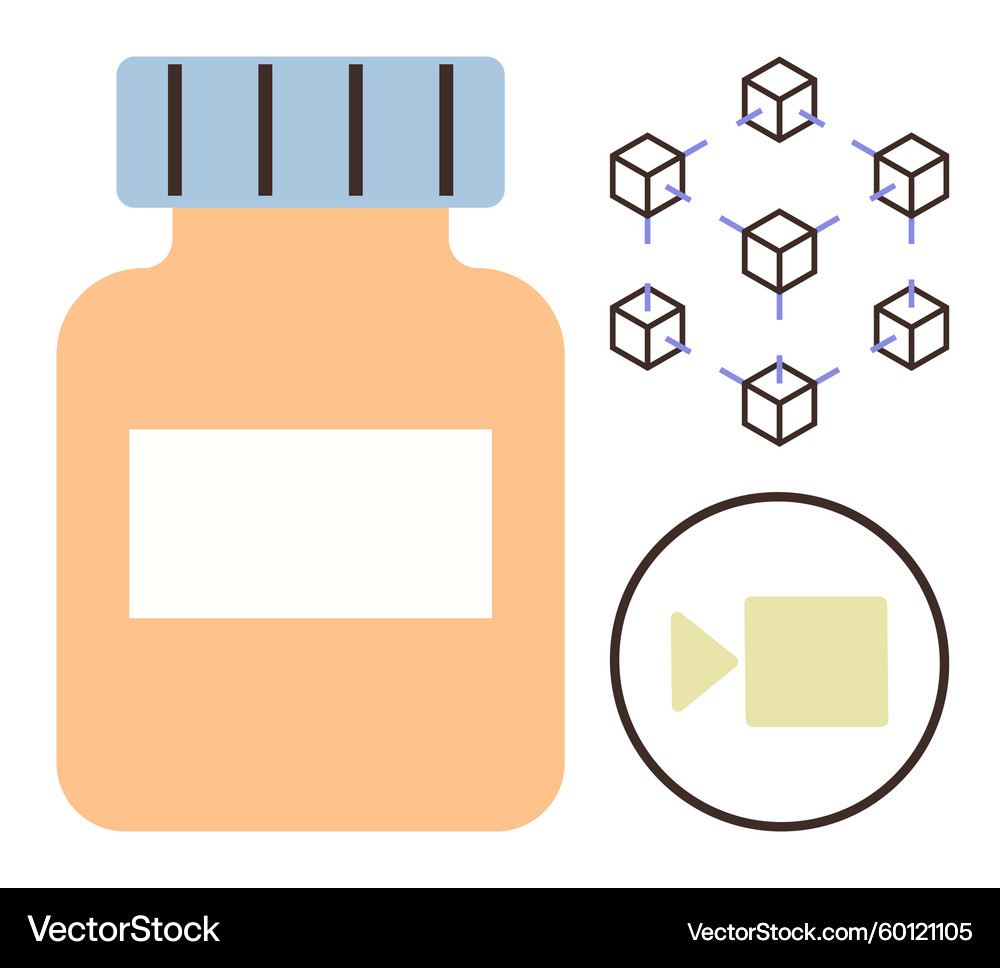 Blockchain & Medicine: Integration Concept – Royalty-Free Vector |  VectorStock